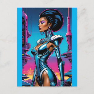 Carte Postale Afrofuturisme Quatre Ken Gage Sci-Fi