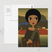 Carte postale Afro'na Lisa (Devant / Derrière)