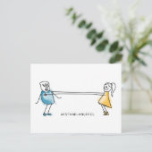 Carte Postale Afstand-Knuffel (Debout devant)