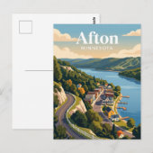 Carte Postale Afton USA (Devant / Derrière)