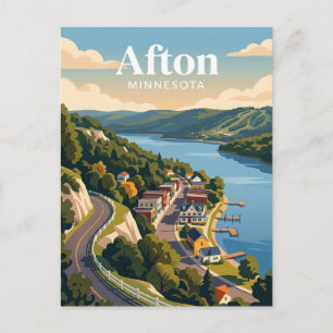 Carte Postale Afton USA