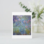 Carte Postale Agapanthus, Monet (Debout devant)