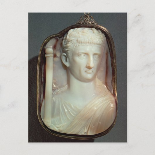 Carte Postale Agate Cameo portant le portrait de Claudius (Devant)