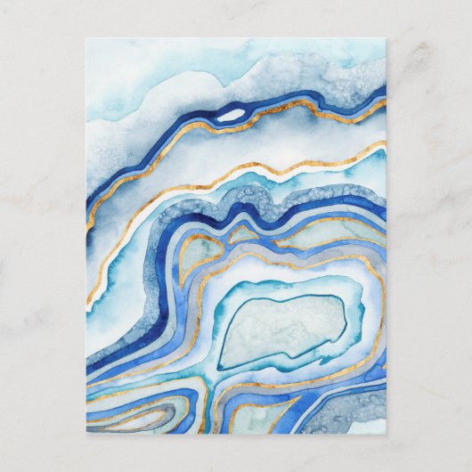 Carte Postale Agate de cobalt II (Devant)