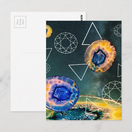 Carte Postale Agate de l'espace (Devant / Derrière)