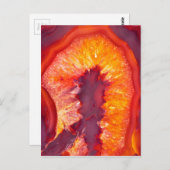 Carte Postale Agate d'incendie (Devant / Derrière)