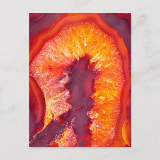 Carte Postale Agate d'incendie (Devant)