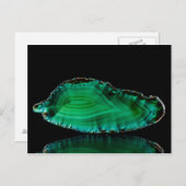 Carte Postale Agate Green - Achatgrün (Devant / Derrière)