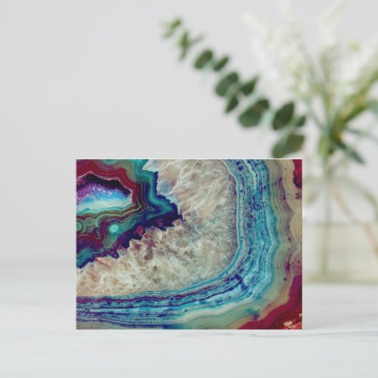 Carte Postale Agate multicolor (Debout devant)