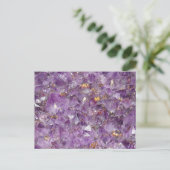 Carte Postale Agate Purple Crystal (Debout devant)