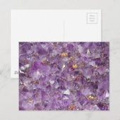 Carte Postale Agate Purple Crystal (Devant / Derrière)
