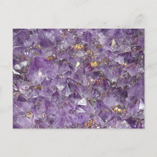 Carte Postale Agate Purple Crystal (Devant)