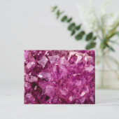 Carte Postale Agate Purple Crystal (Debout devant)