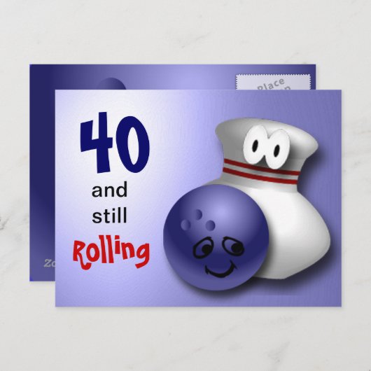 Carte Postale Âge de Personnaliser (Devant / Derrière)