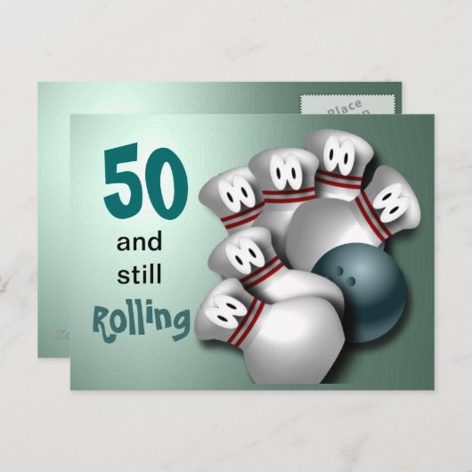 Carte Postale Âge de Personnaliser (Devant / Derrière)