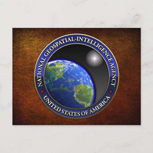 Carte Postale Agence nationale de renseignement géospatial (Devant)
