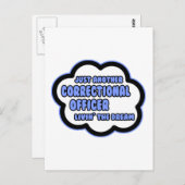 Carte Postale Agent correctionnel .. Vivre le rêve (Devant / Derrière)