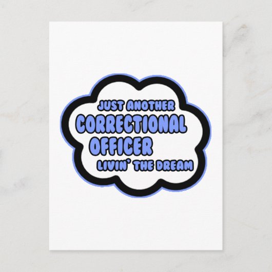 Carte Postale Agent correctionnel .. Vivre le rêve (Devant)