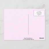 Carte Postale Agent d'assurance-vie Fière (Dos)