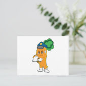 Carte Postale Agent de circulation P.V. de stationnement (Debout devant)