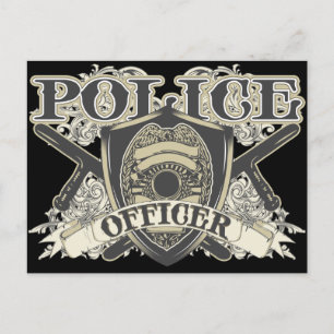 Carte Postale Agent de police vintage