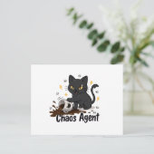 Carte Postale Agent du chaos Black Cat (Debout devant)