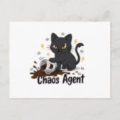 Carte Postale Agent du chaos Black Cat (Devant)