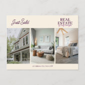 Carte Postale Agent immobilier moderne a vendu une prune (Devant)