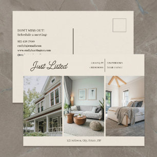 Carte Postale Agent Immobilier Moderne Tout Juste Listé de Style