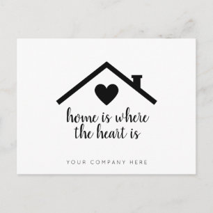 Carte Postale Agent immobilier personnalisé 