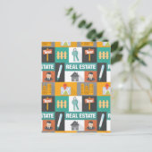 Carte Postale Agent immobilier professionnel (Debout devant)