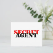 Carte Postale Agent secret (Debout devant)