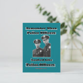 Carte Postale Agents de police (Debout devant)