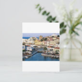 Carte Postale Agios Nikolaos Crète, Grèce (Debout devant)