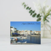 Carte Postale Agios Nikolaos, Crète, Grèce (Debout devant)