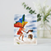 Carte Postale agir avec courage (Debout devant)