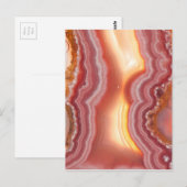 Carte Postale Agitation rose orange jaune du lever du soleil (Devant / Derrière)