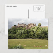 Carte Postale agiter le mouton du château (Devant / Derrière)