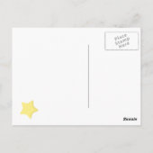 Carte Postale Agneau couché mignon Félicitations Bébé Nouveau-né (Dos)