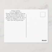 Carte Postale Agony in the garden (Dos)