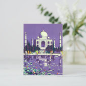Carte Postale Agra ~ Taj Mahal (Debout devant)