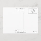 Carte Postale Agra ~ Taj Mahal (Dos)