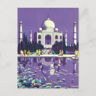 Carte Postale Agra ~ Taj Mahal