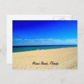 Carte Postale Agrandir, Miami Beach, Floride (Devant / Derrière)