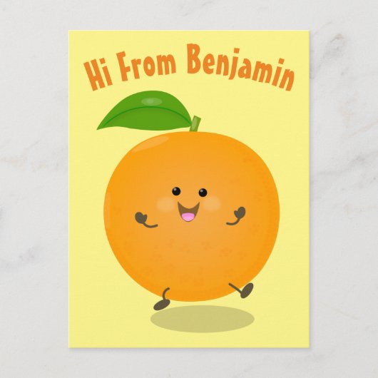 Carte Postale Agréable agrumes d'orange (Devant)