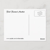 Carte Postale Agriculteurs locaux (Dos)