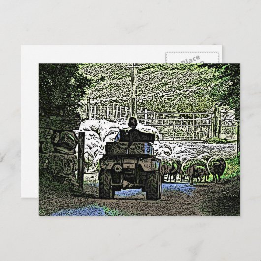 CARTE POSTALE AGRICULTURE (Devant / Derrière)