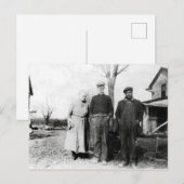 Carte Postale Agriculture Famille Ohio 1929 (Devant / Derrière)