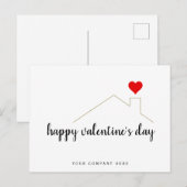 Carte Postale Agriculture immobilière Heureuse Sainte-Valentin s (Devant / Derrière)