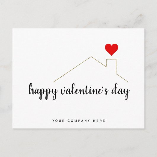 Carte Postale Agriculture immobilière Heureuse Sainte-Valentin s (Devant)